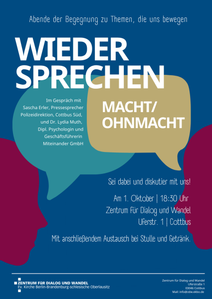 Flyer WIEDER SPRECHEN 