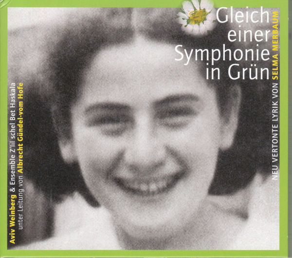 CD Cover von Aviv Weinberg und Albrecht Gündel-vom Hofe mit Bildnis von Selma Merbaum