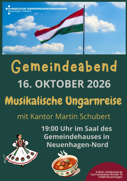 Gemeindeabend Musikalische Ungarnreise